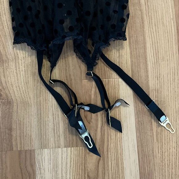 L'Agent By Agent Provocateur Black Rosalyn Basque Push-Up Bustier Sz 34B - Picture 6 of 12